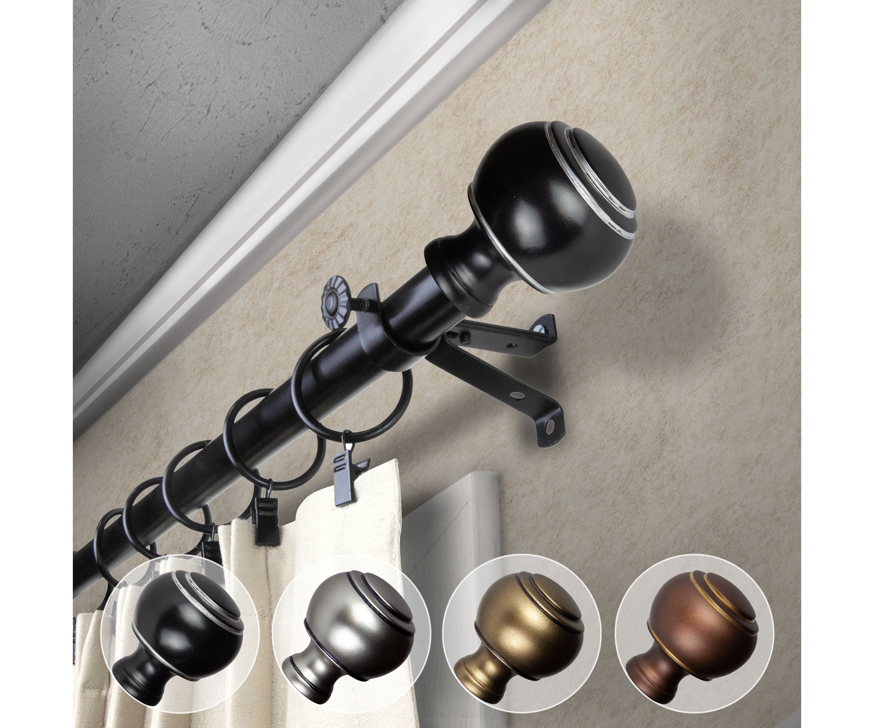 13/16" Jaylin Curtain Rod