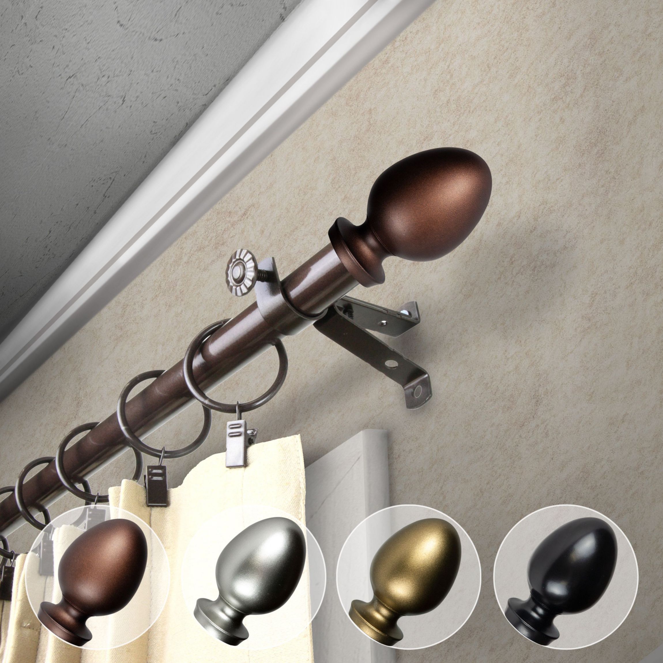 13/16" Emeka Curtain Rod