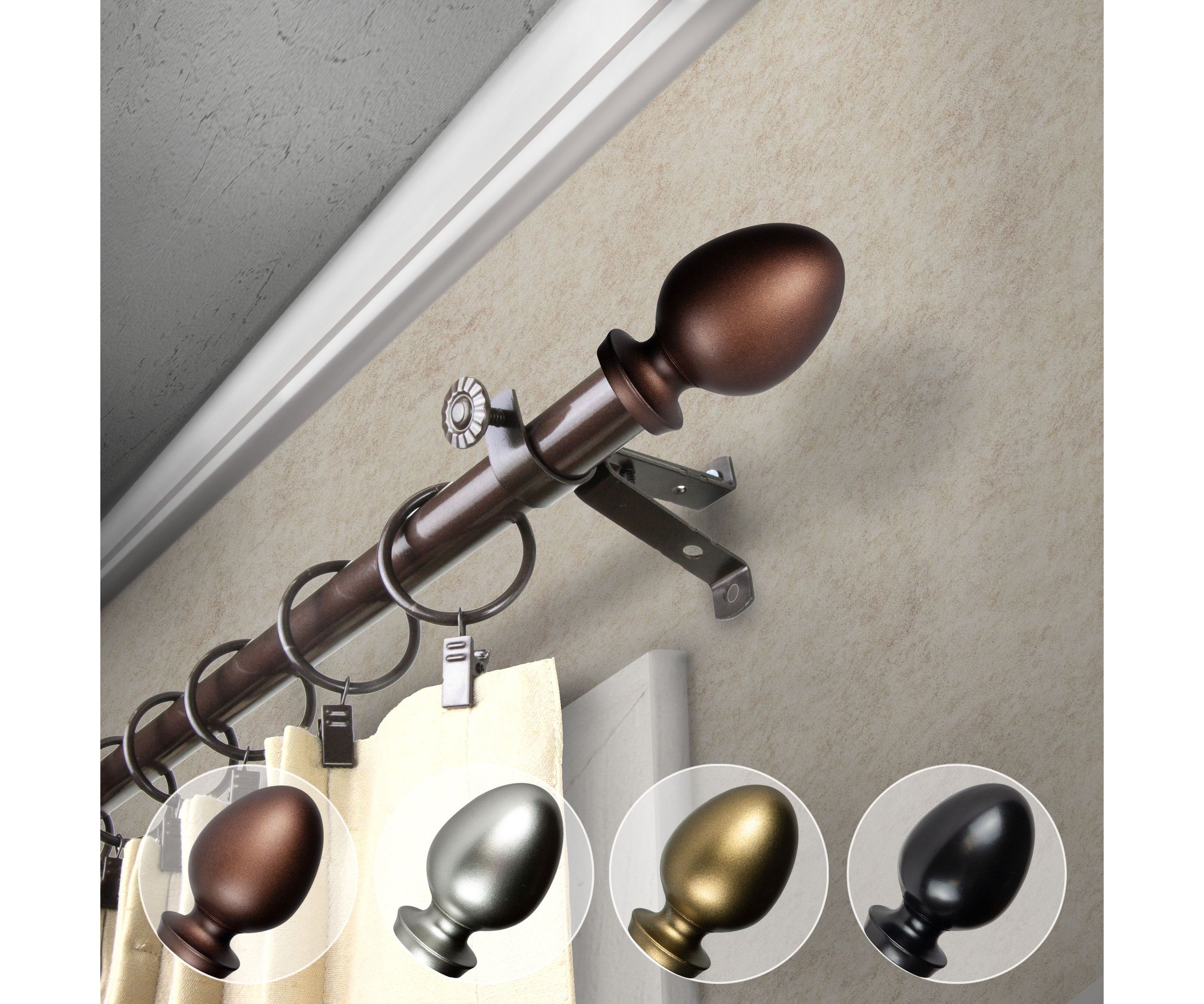 13/16" Emeka Curtain Rod
