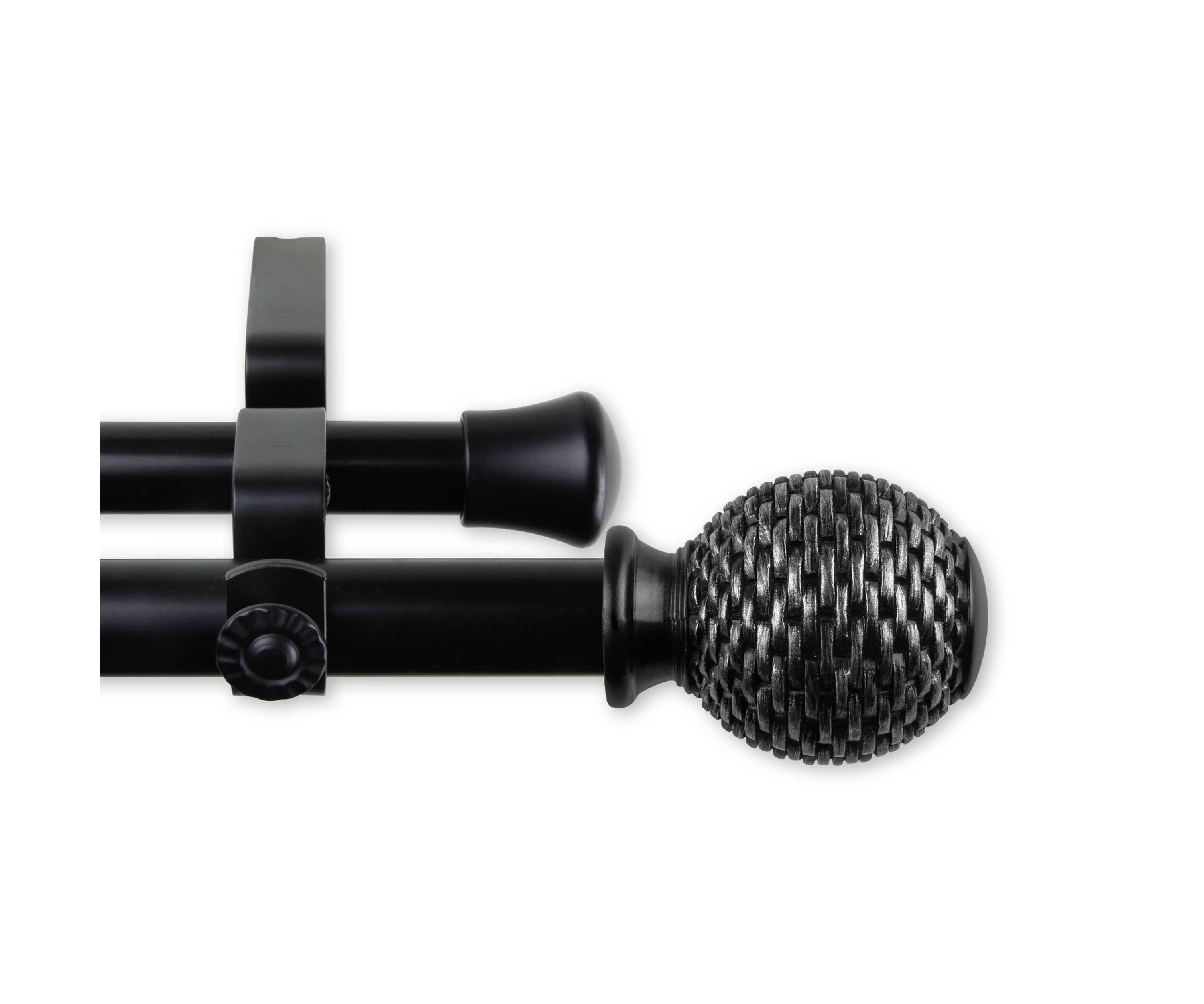 13/16" Ozana Double Curtain Rod