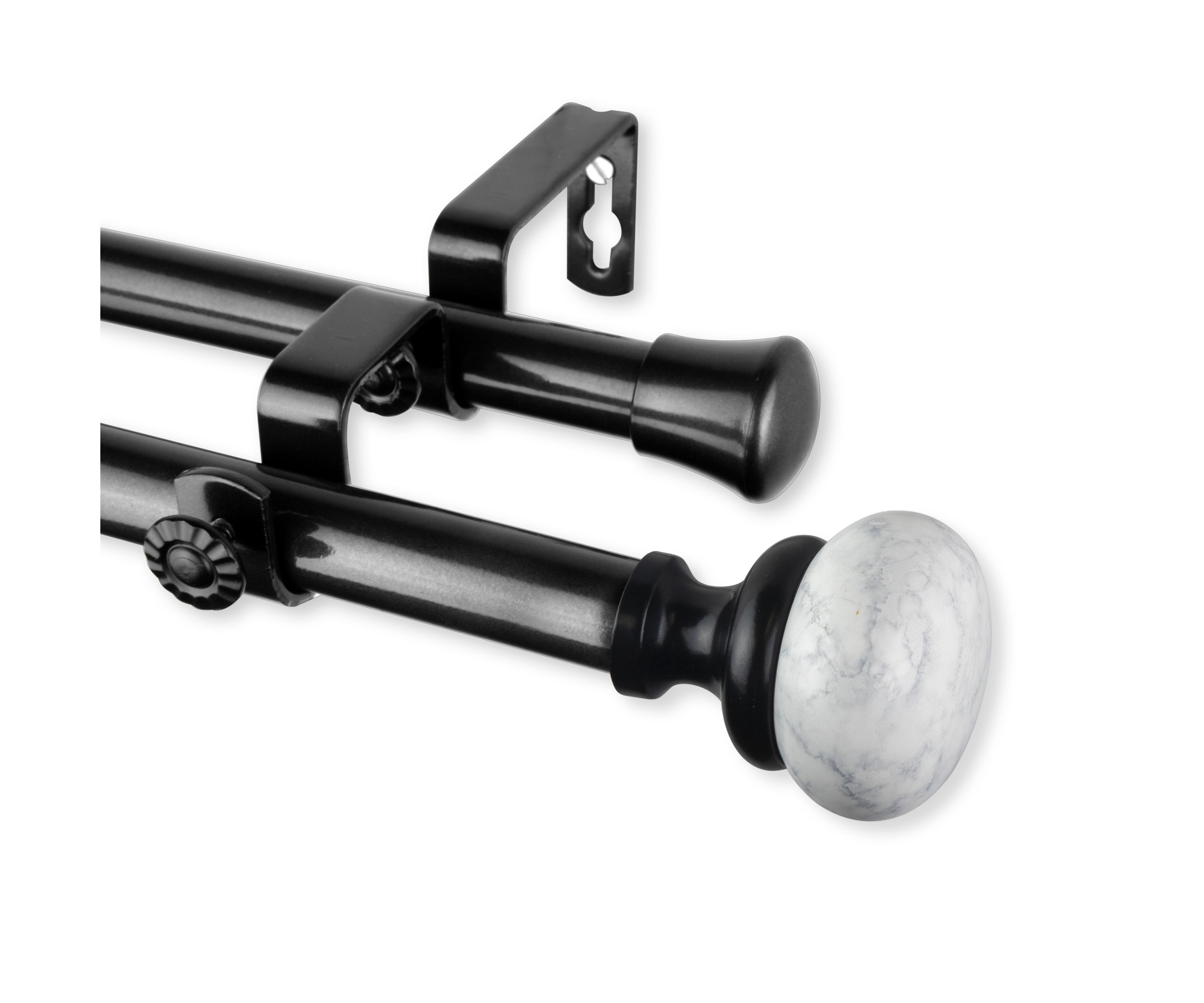 13/16" Merlyn Double Curtain Rod