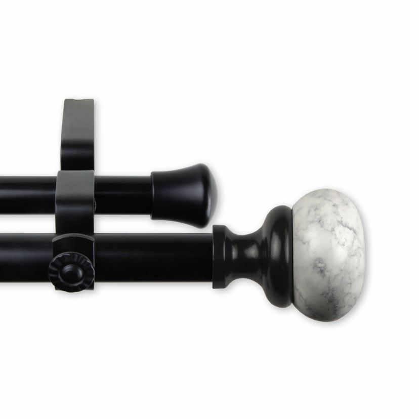 13/16" Merlyn Double Curtain Rod