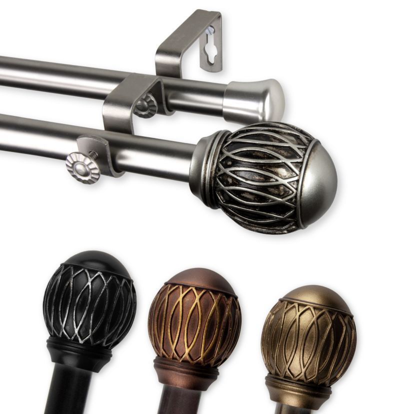 13/16" Tyoma Double Curtain Rod