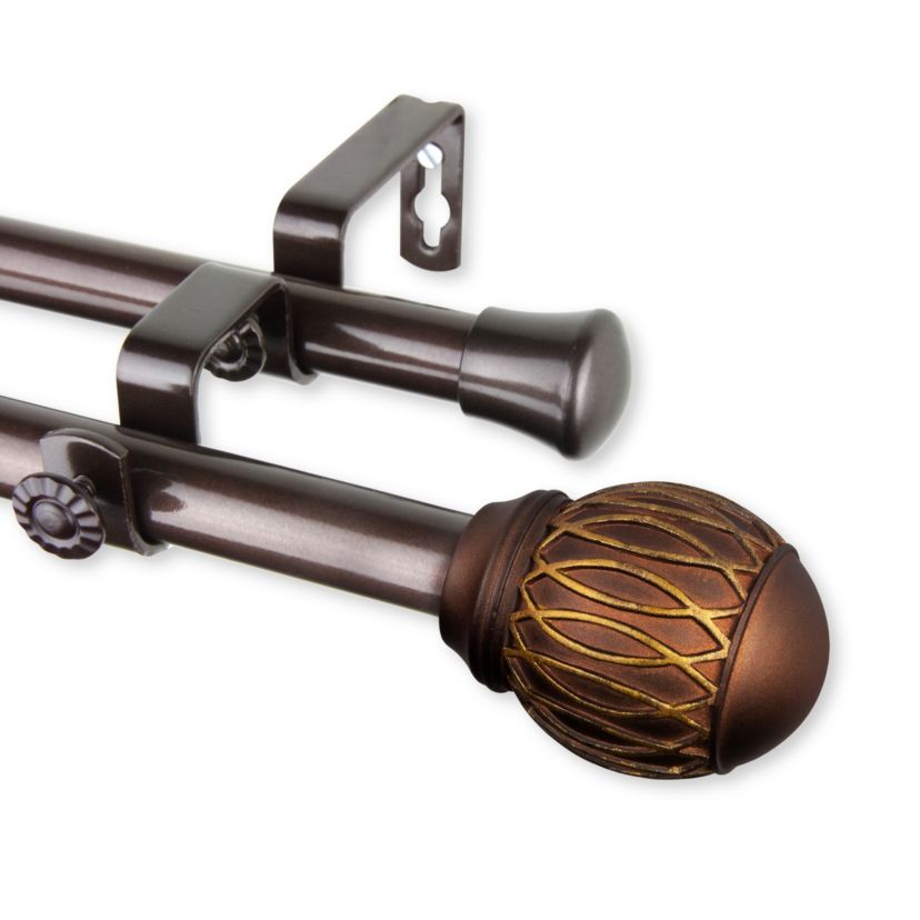 13/16" Tyoma Double Curtain Rod