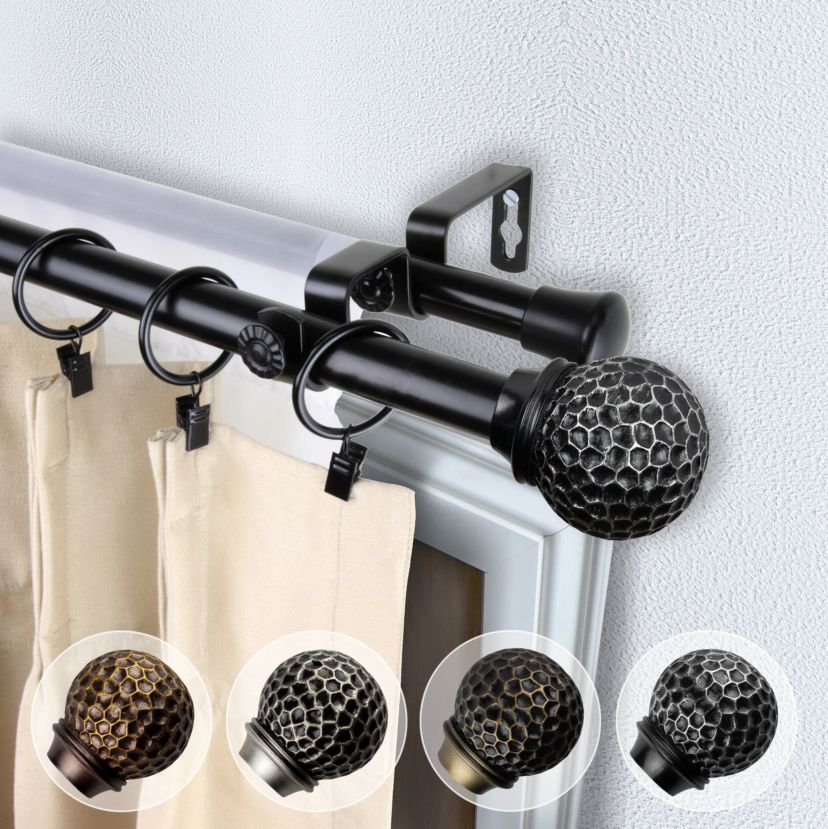 13/16" Celio Double Curtain Rod