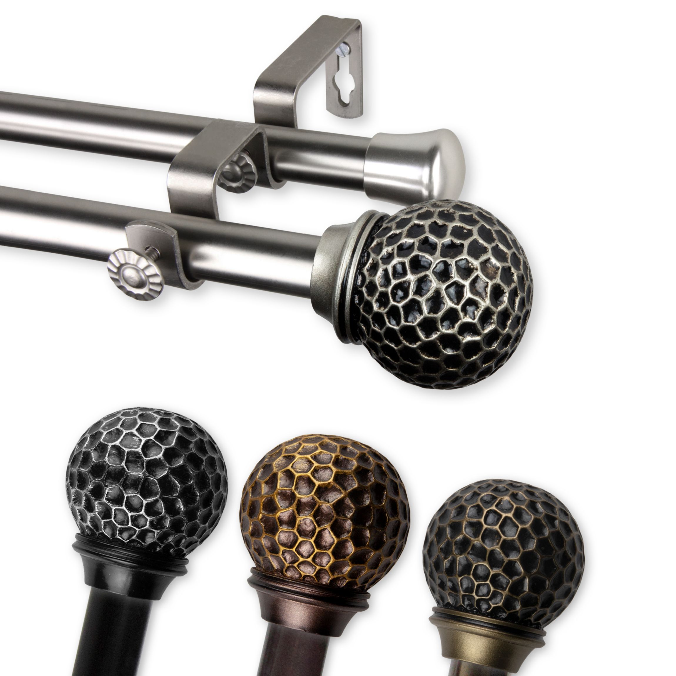 13/16" Celio Double Curtain Rod