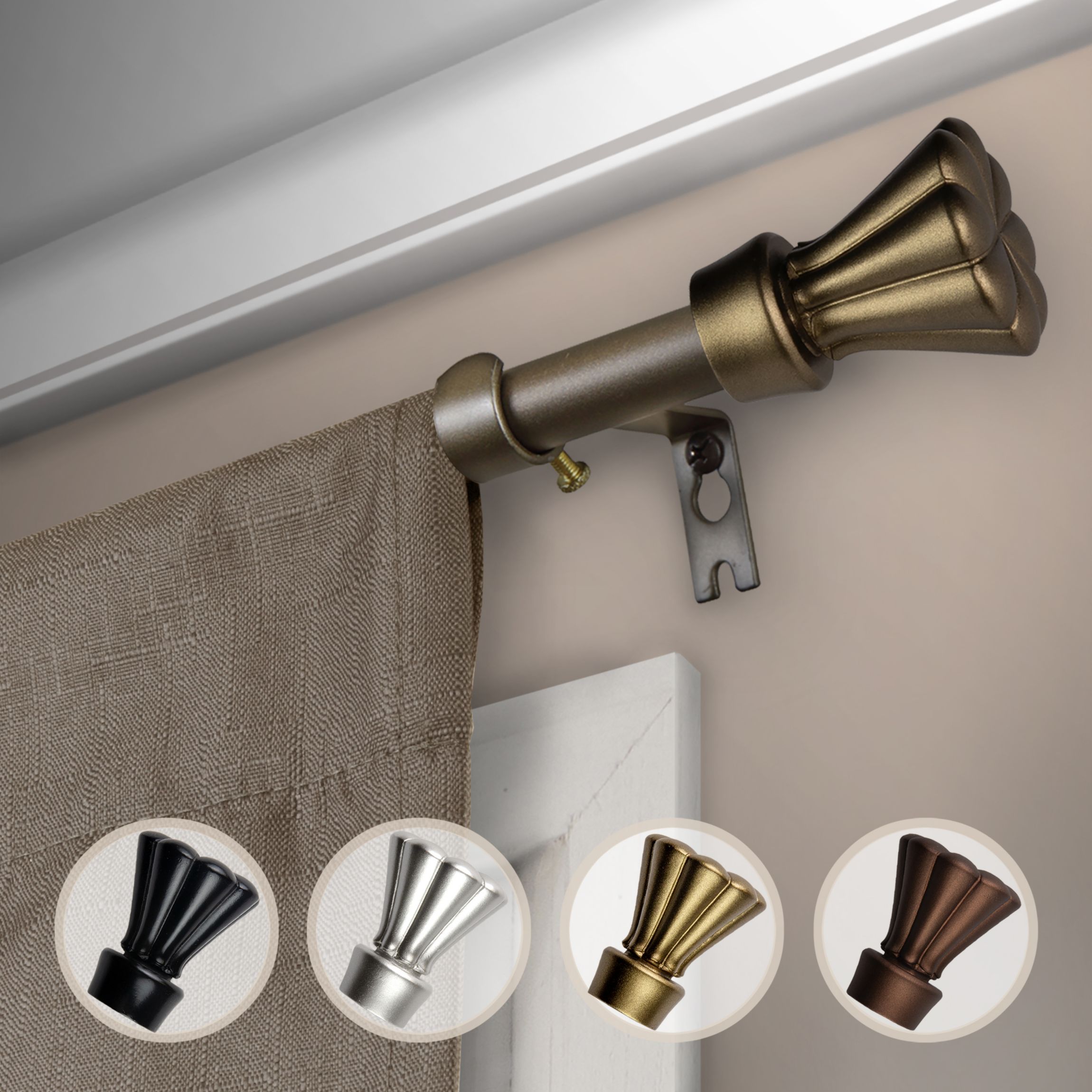 5/8" Nisha Curtain Rod
