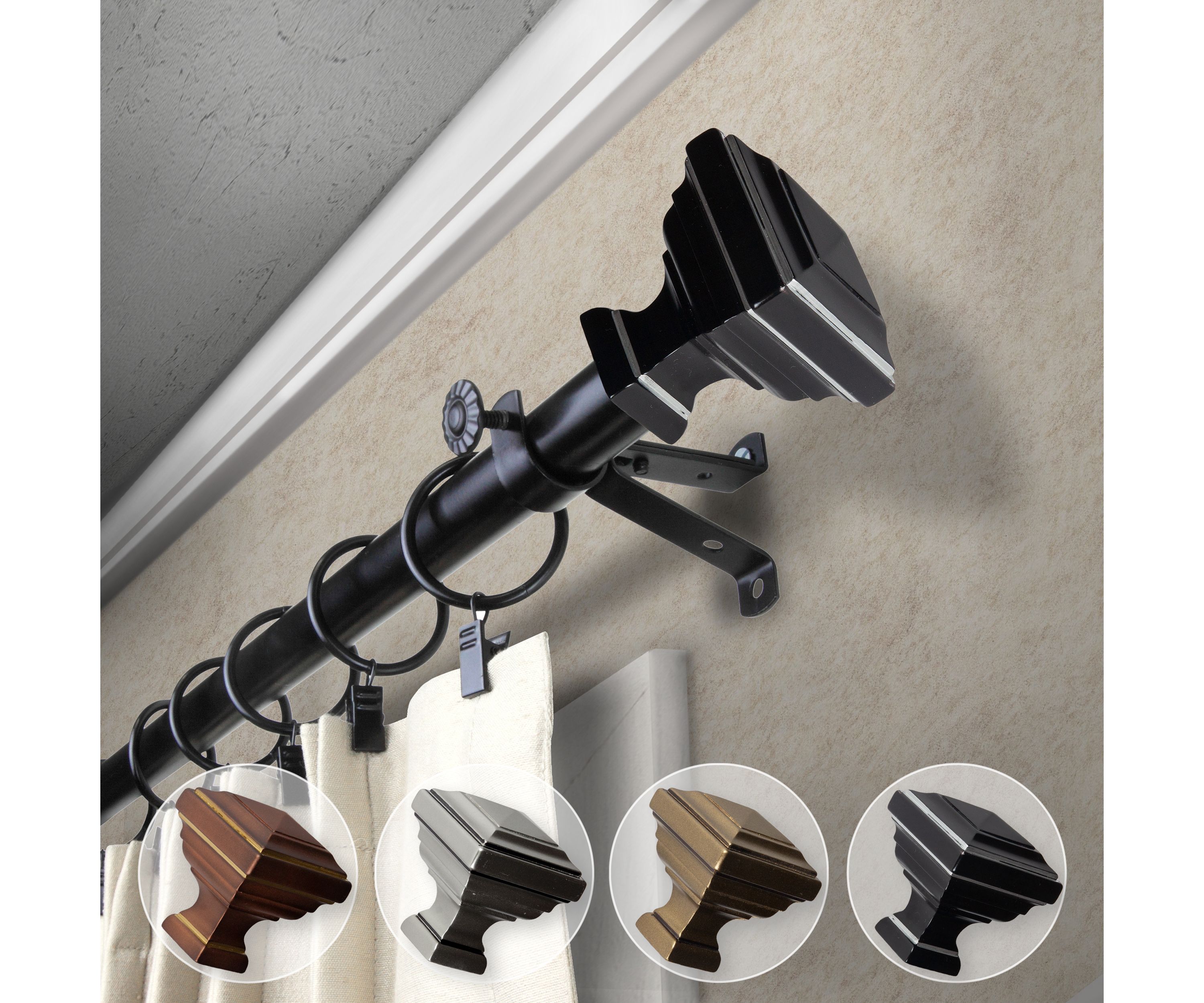 13/16" Eudora Curtain Rod