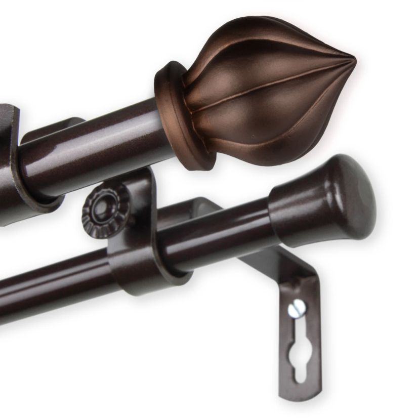 5/8" Primrose Double Curtain Rod