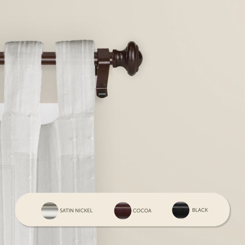 7/16" Pennant Curtain Rod