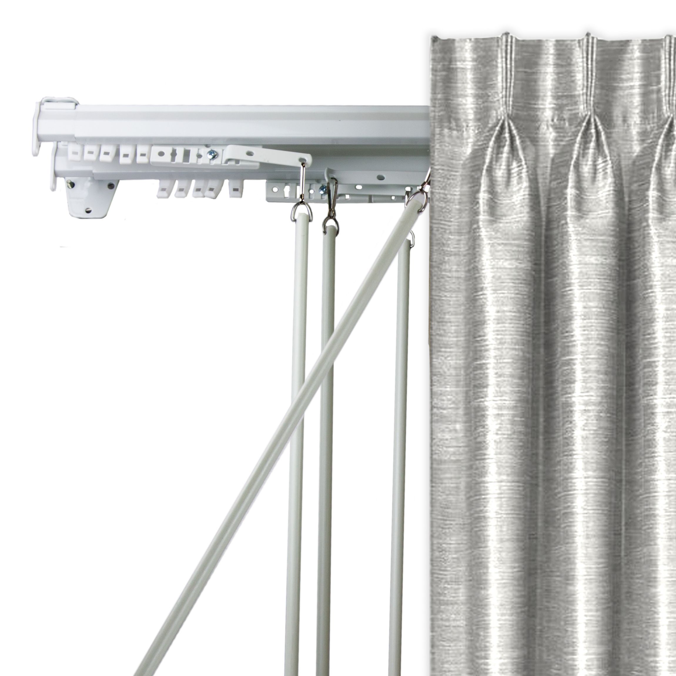 Baton Draw Double Traverse Rod
