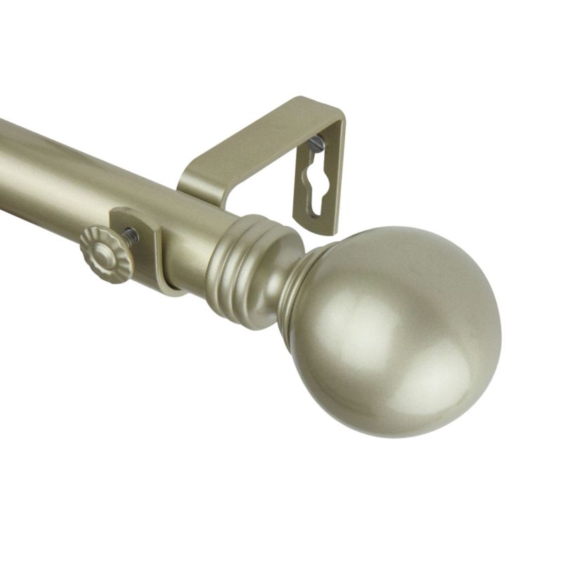 1" Globe Curtain Rod