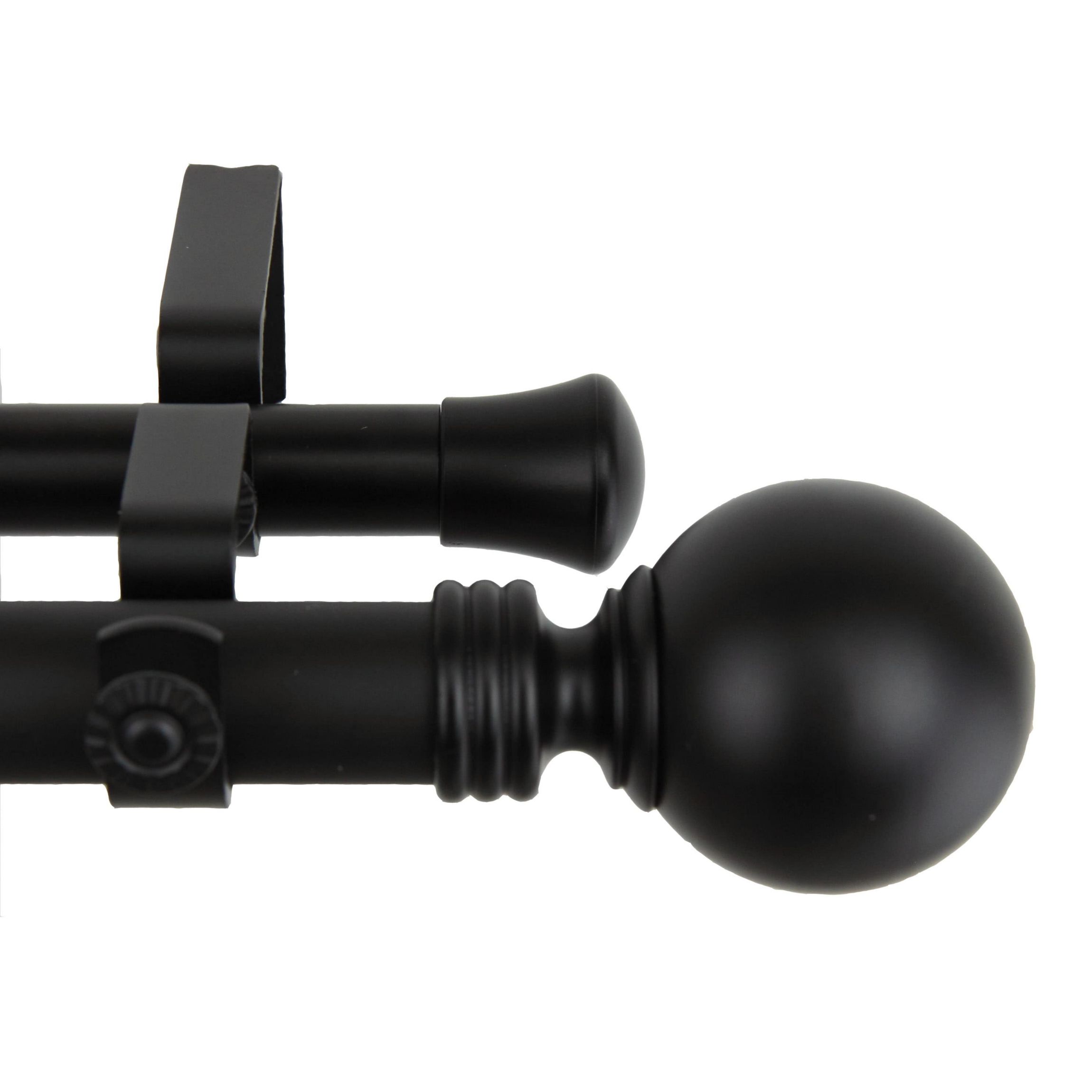 1" Blossom Double Curtain Rod