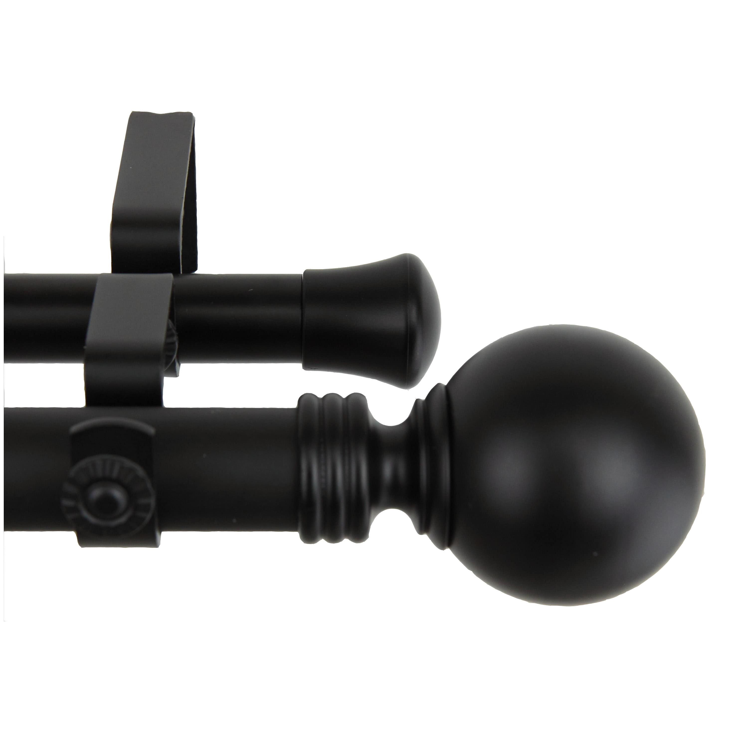 1" Blossom Double Curtain Rod