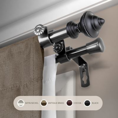 Rod Desyne 1 Romilda Faux Wood Curtain Rod