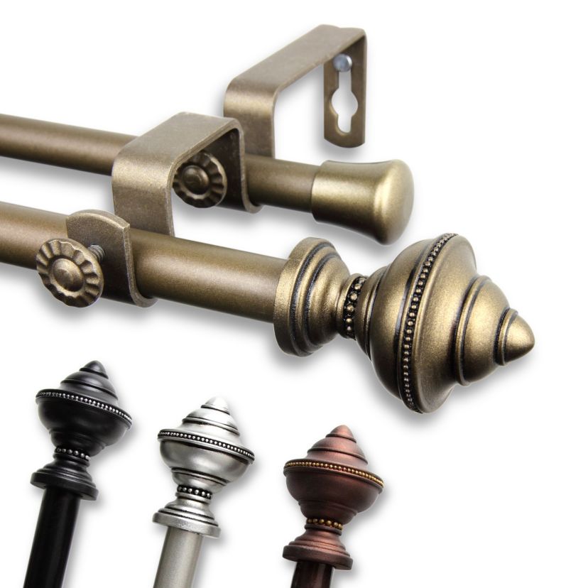 5/8" Palace Double Curtain Rod