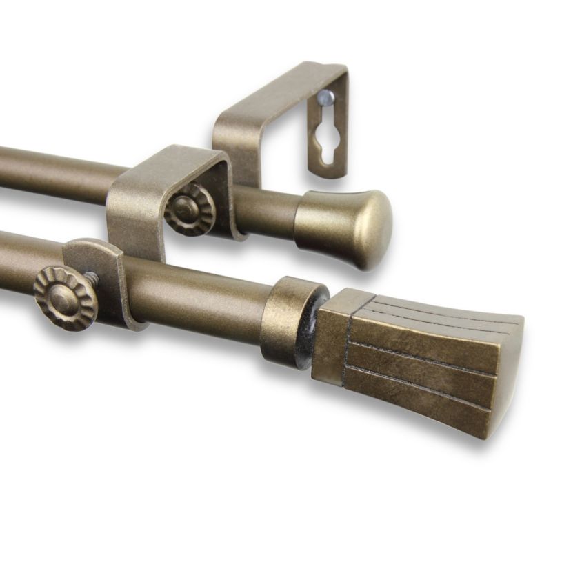 5/8" Flare Double Curtain Rod