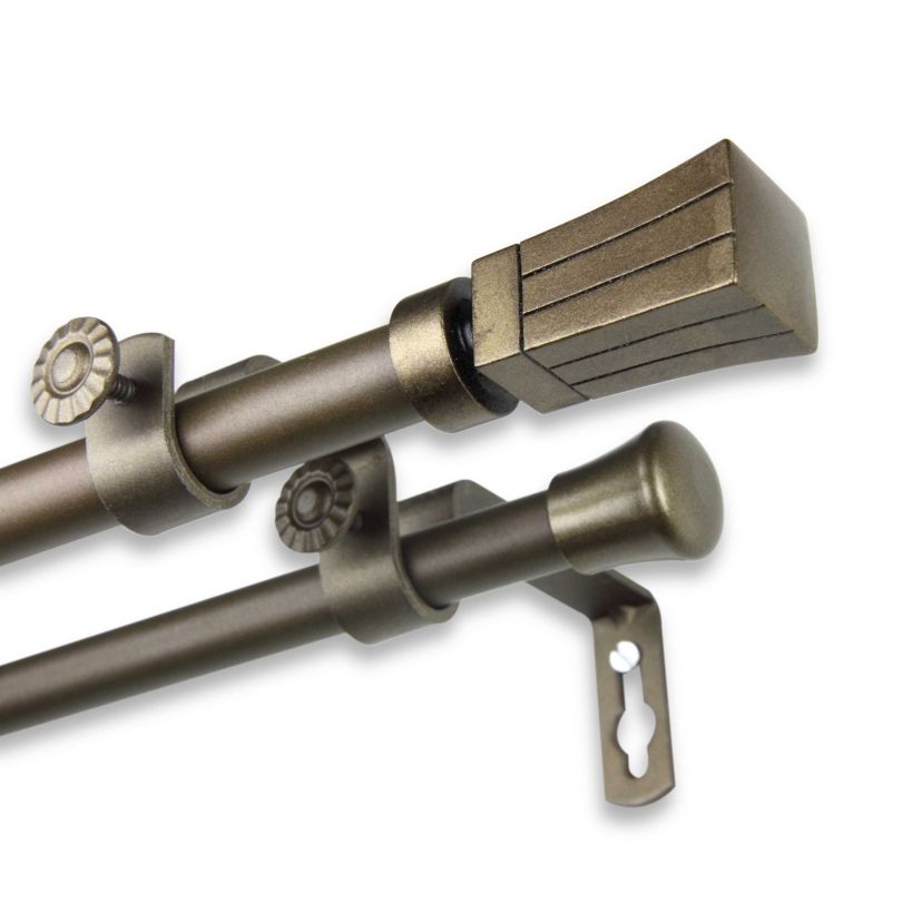 5/8" Flare Double Curtain Rod