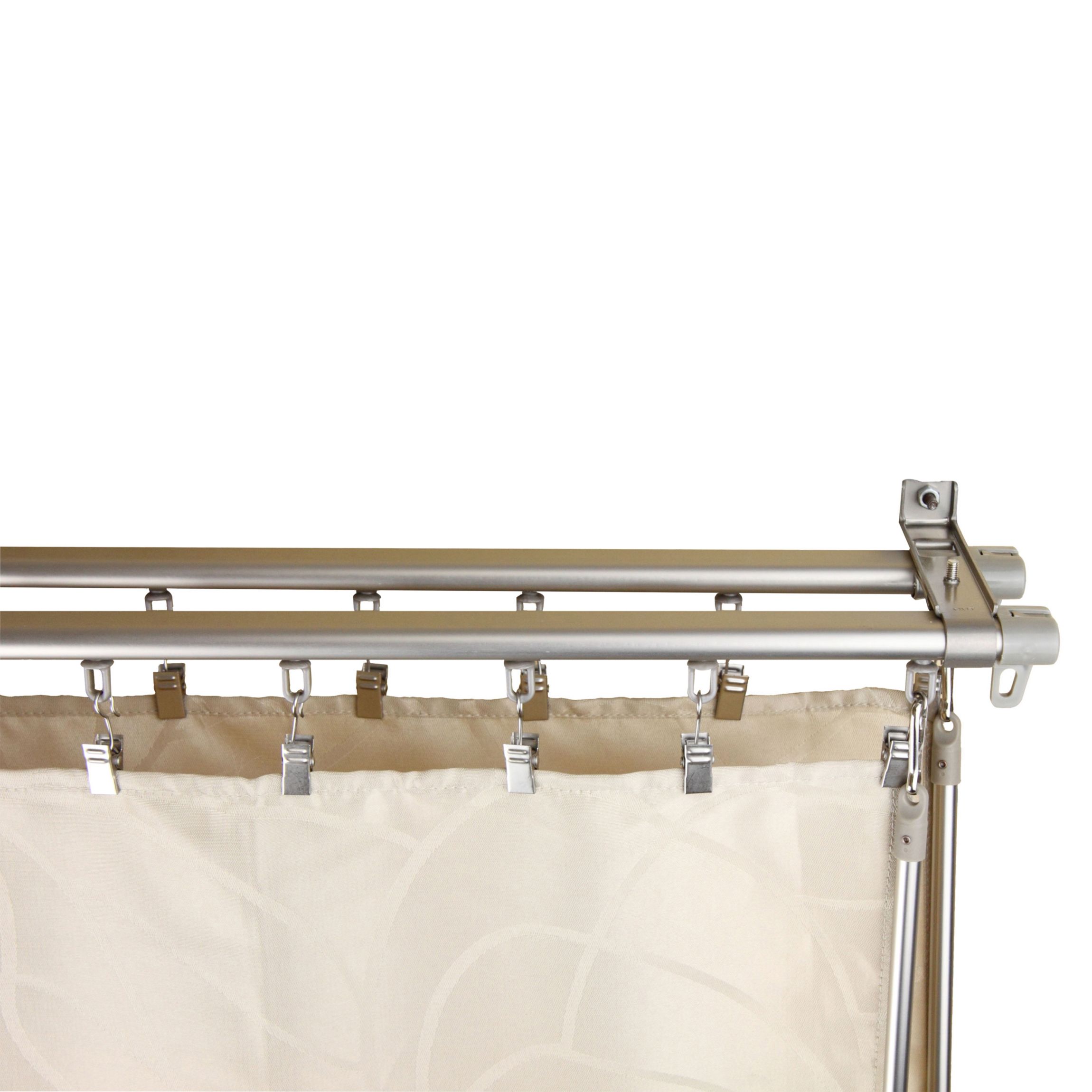 Armor Adjustable Double Curtain Track
