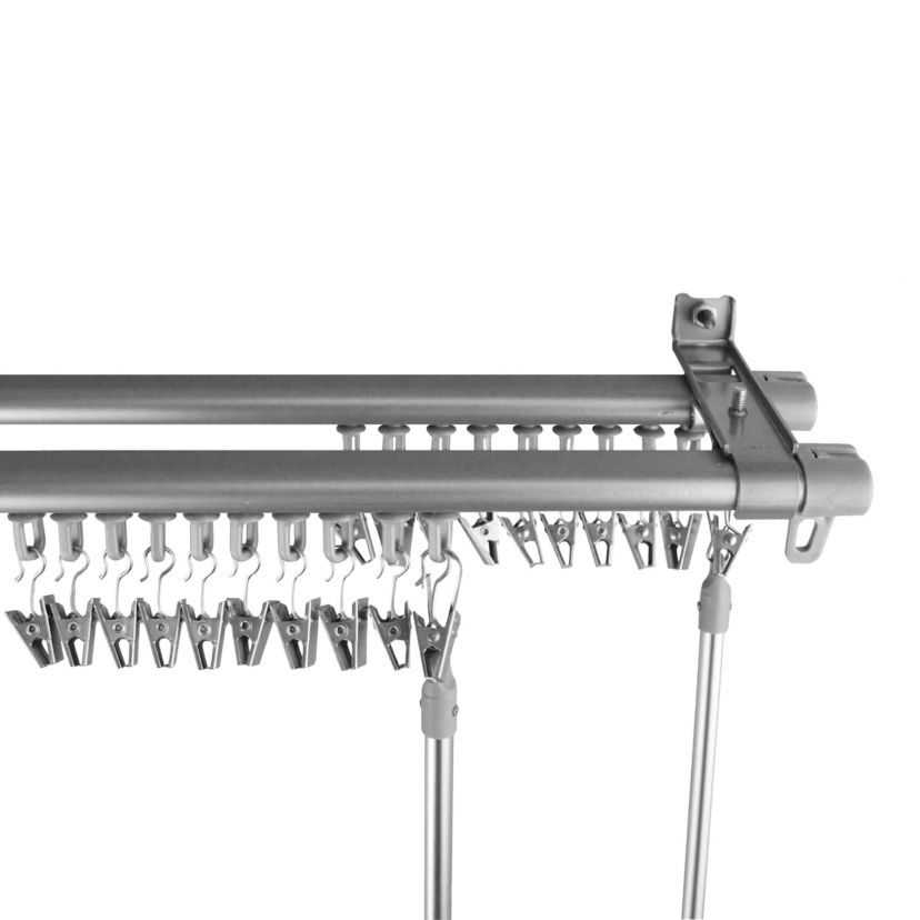 Armor Adjustable Double Curtain Track