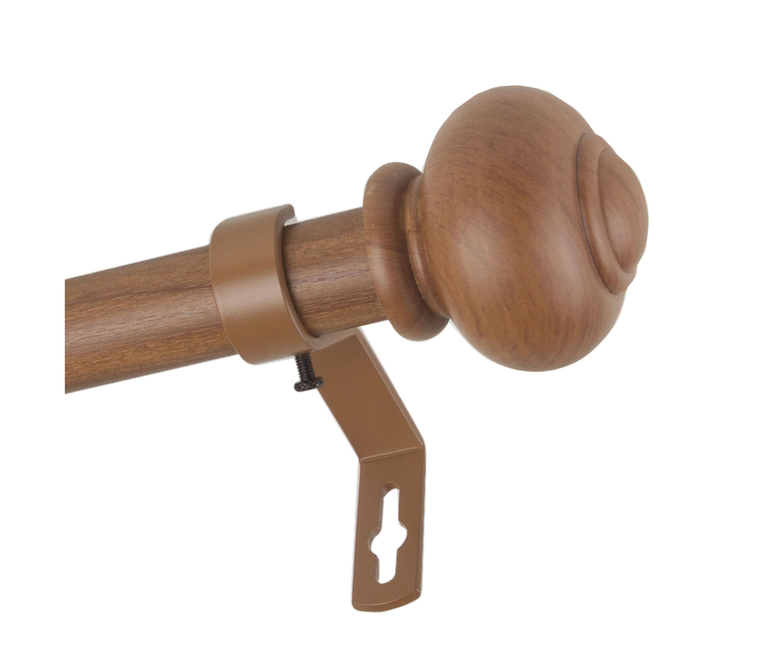 1" Rotuna Faux Wood Curtain Rod