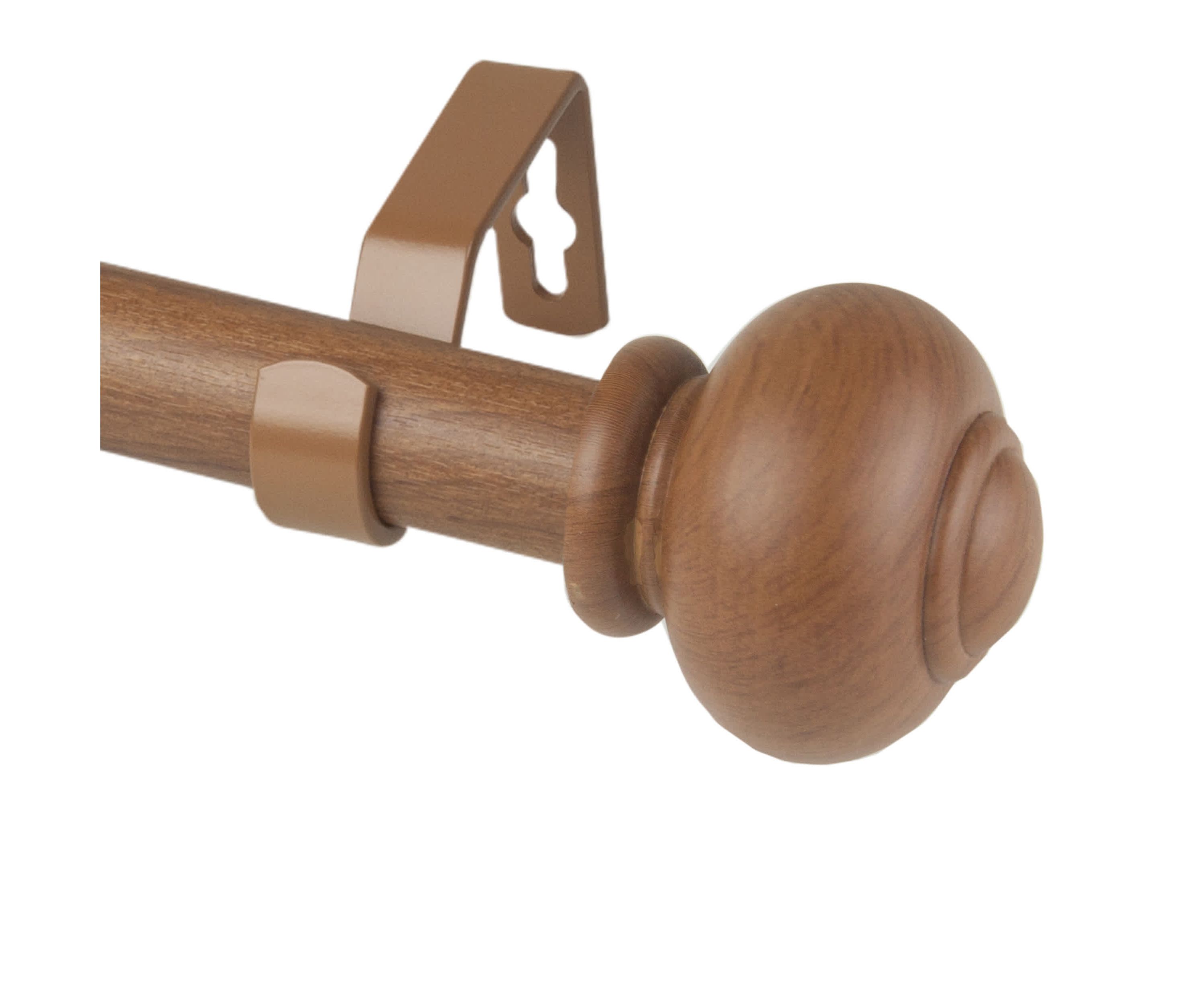 1" Rotuna Faux Wood Curtain Rod