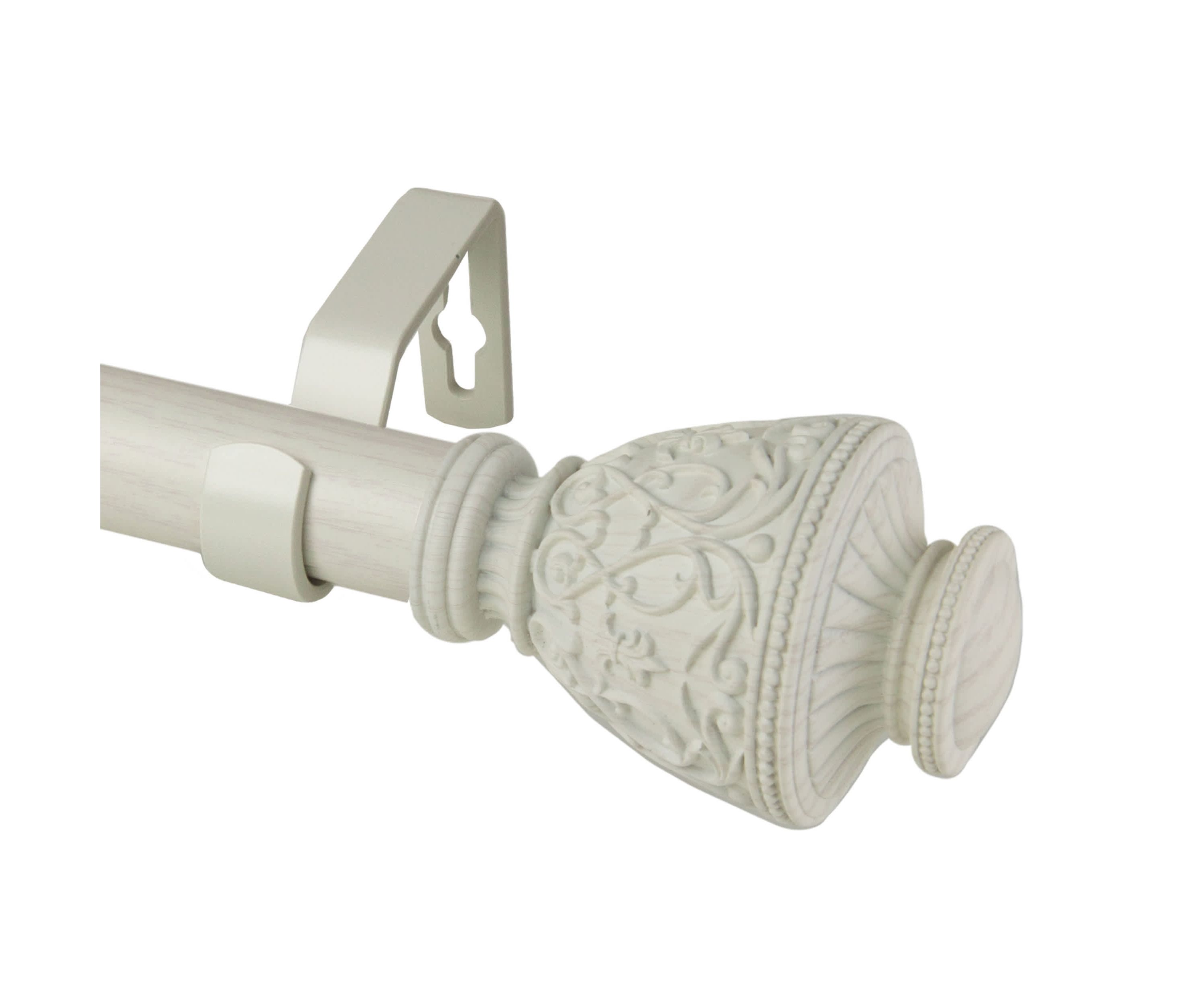 1" Veda Faux Wood Curtain Rod