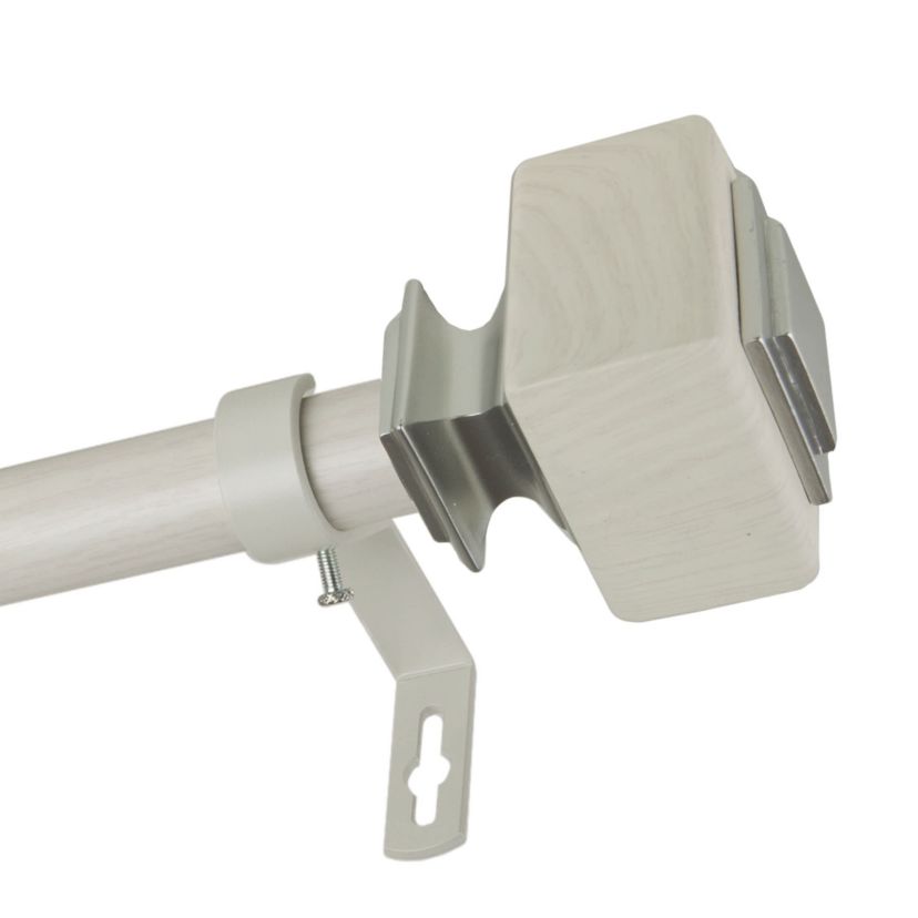 1" Willis Faux Wood Curtain Rod