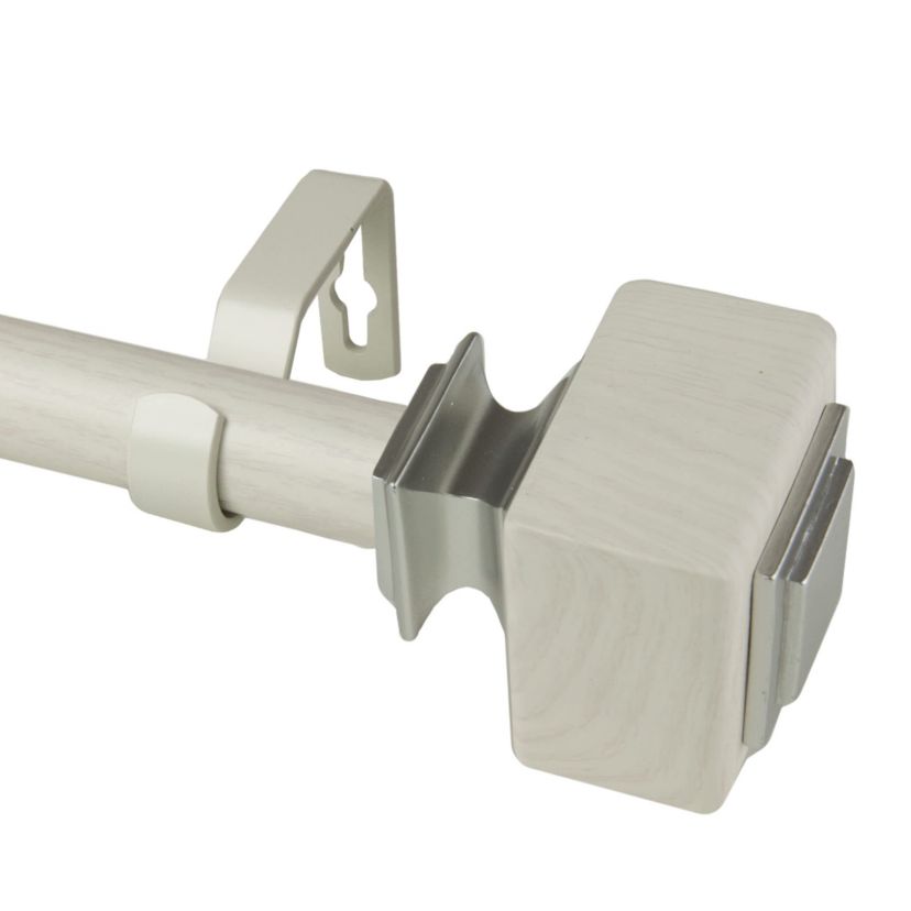 1" Willis Faux Wood Curtain Rod