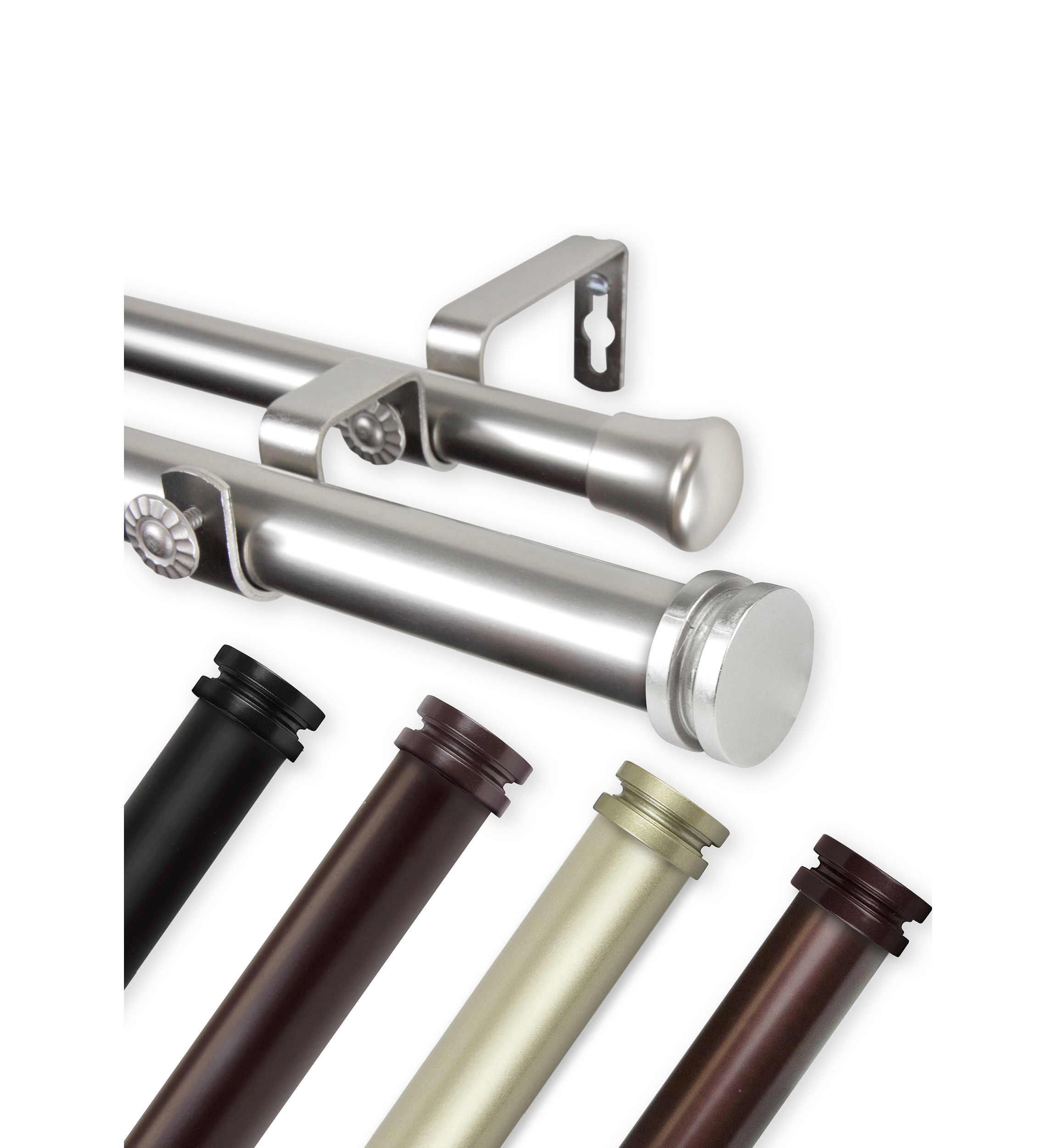 Bun 1 in Double Curtain Rod