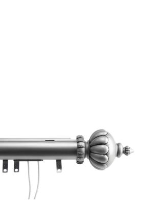 Rod Desyne Decorative Traverse Rod with Sliders Imperial Finial | belk