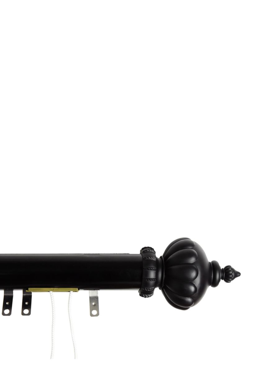 Decorative Traverse Rod with Sliders Imperial Finial