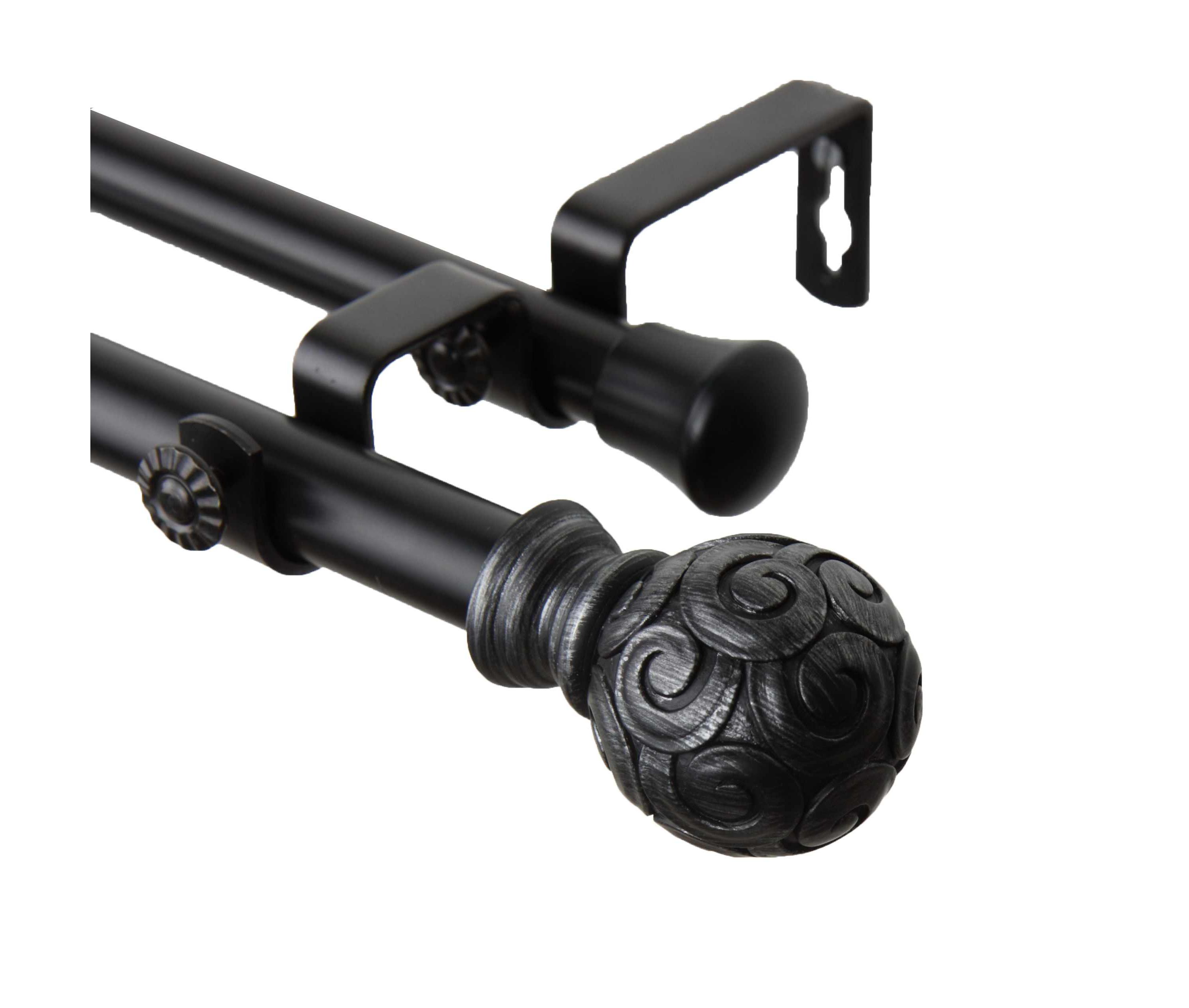 13/16" Bonbon Double Curtain Rod