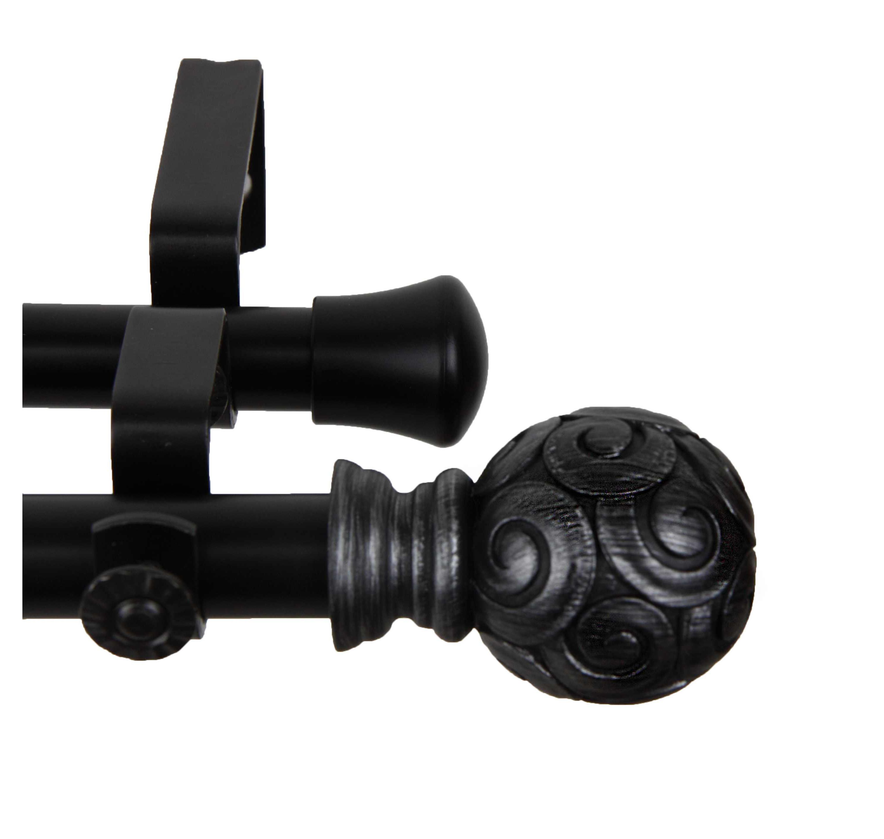 13/16" Bonbon Double Curtain Rod