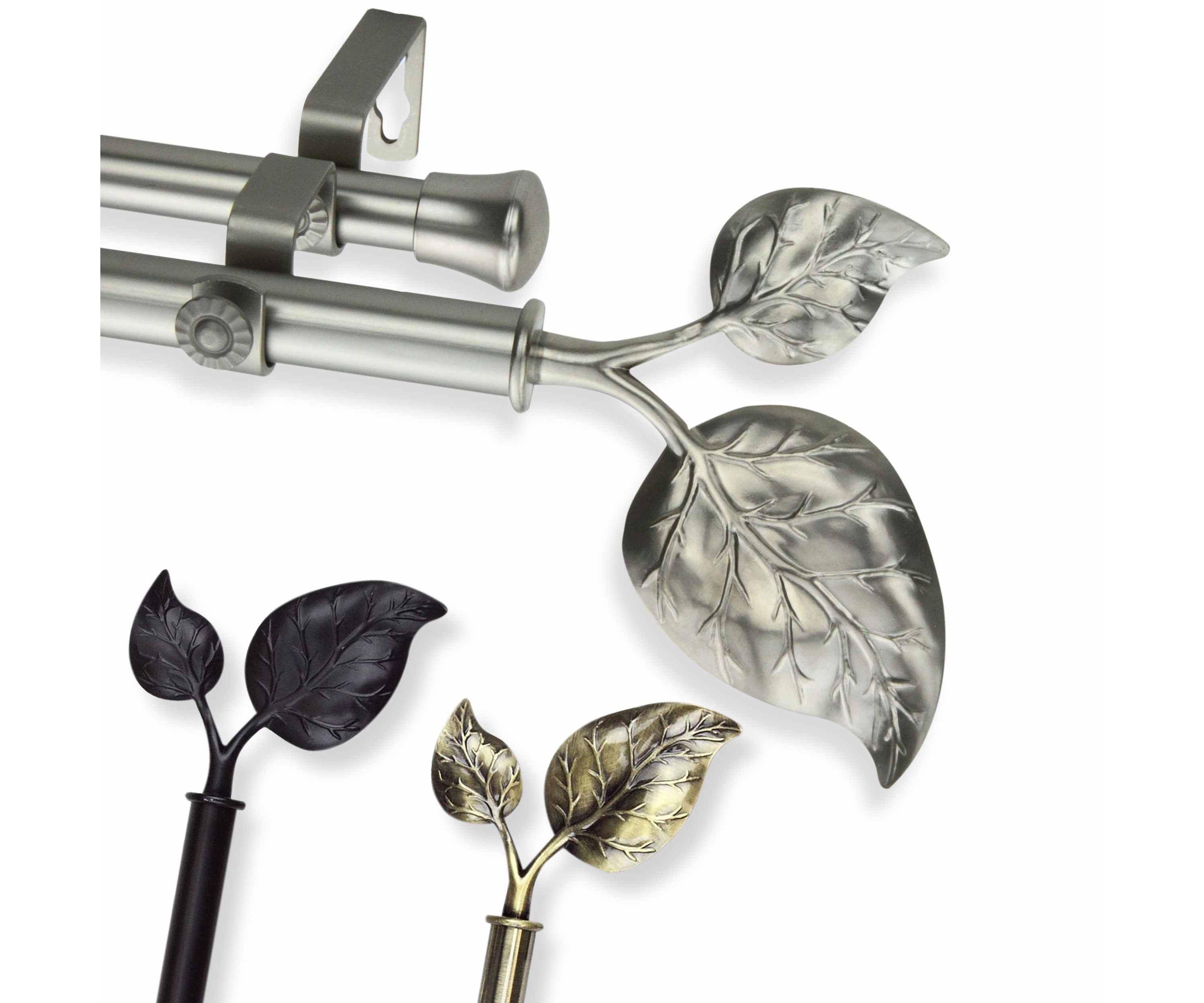 13/16" Ivy Double Curtain Rod