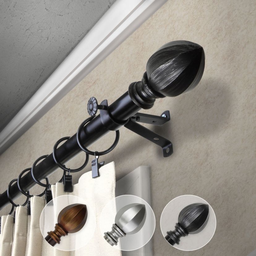 13/16" Garnet Curtain Rod