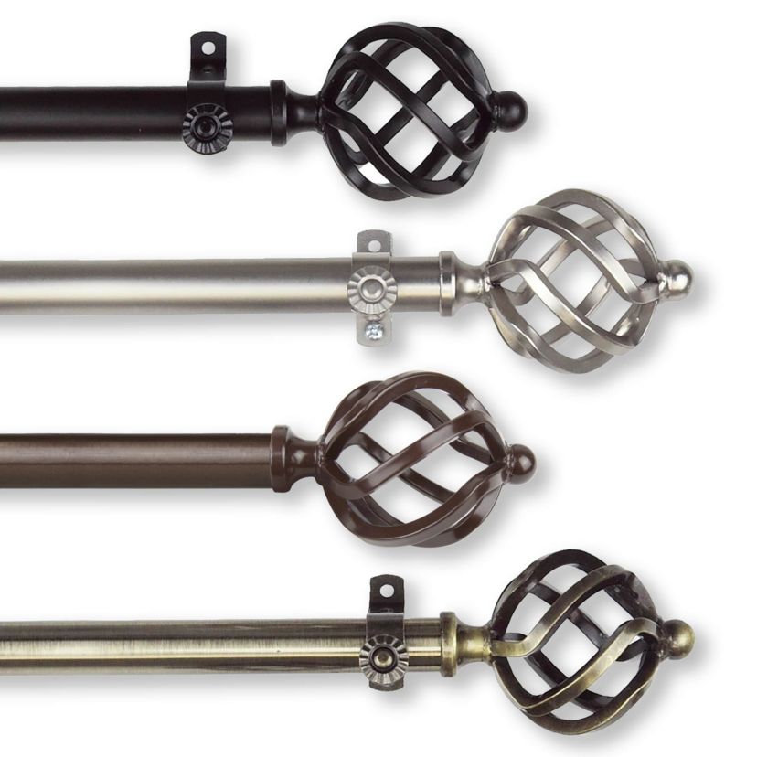 13/16" Twist Curtain Rod