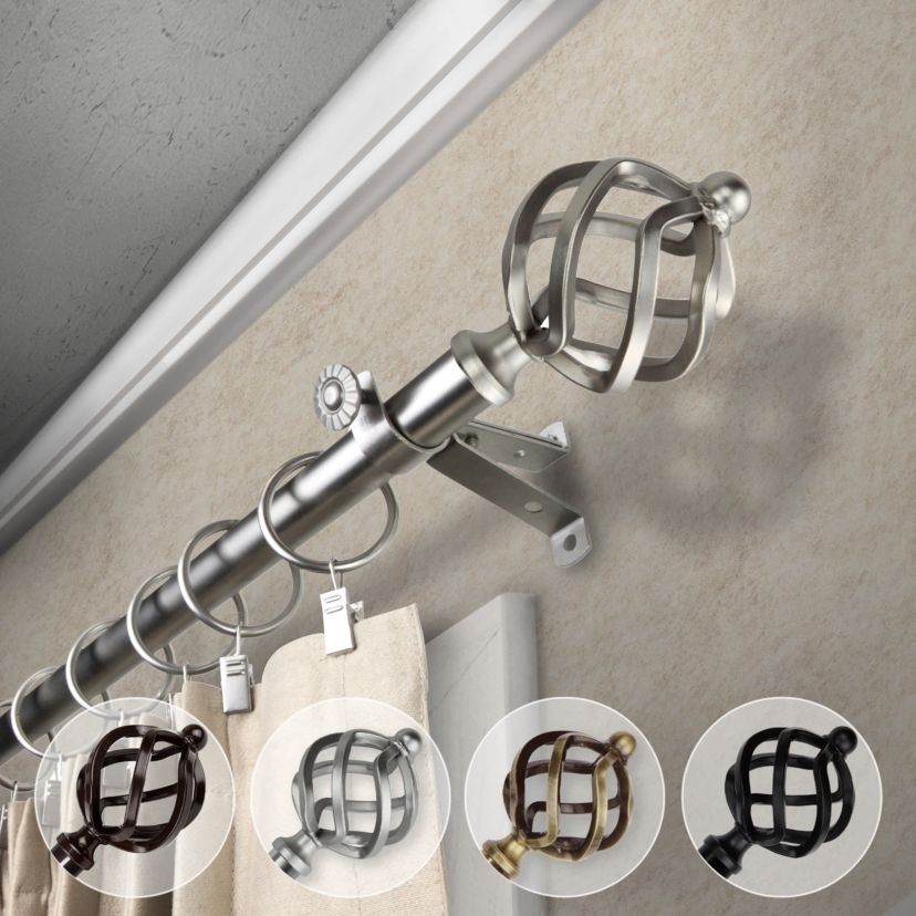13/16" Twist Curtain Rod