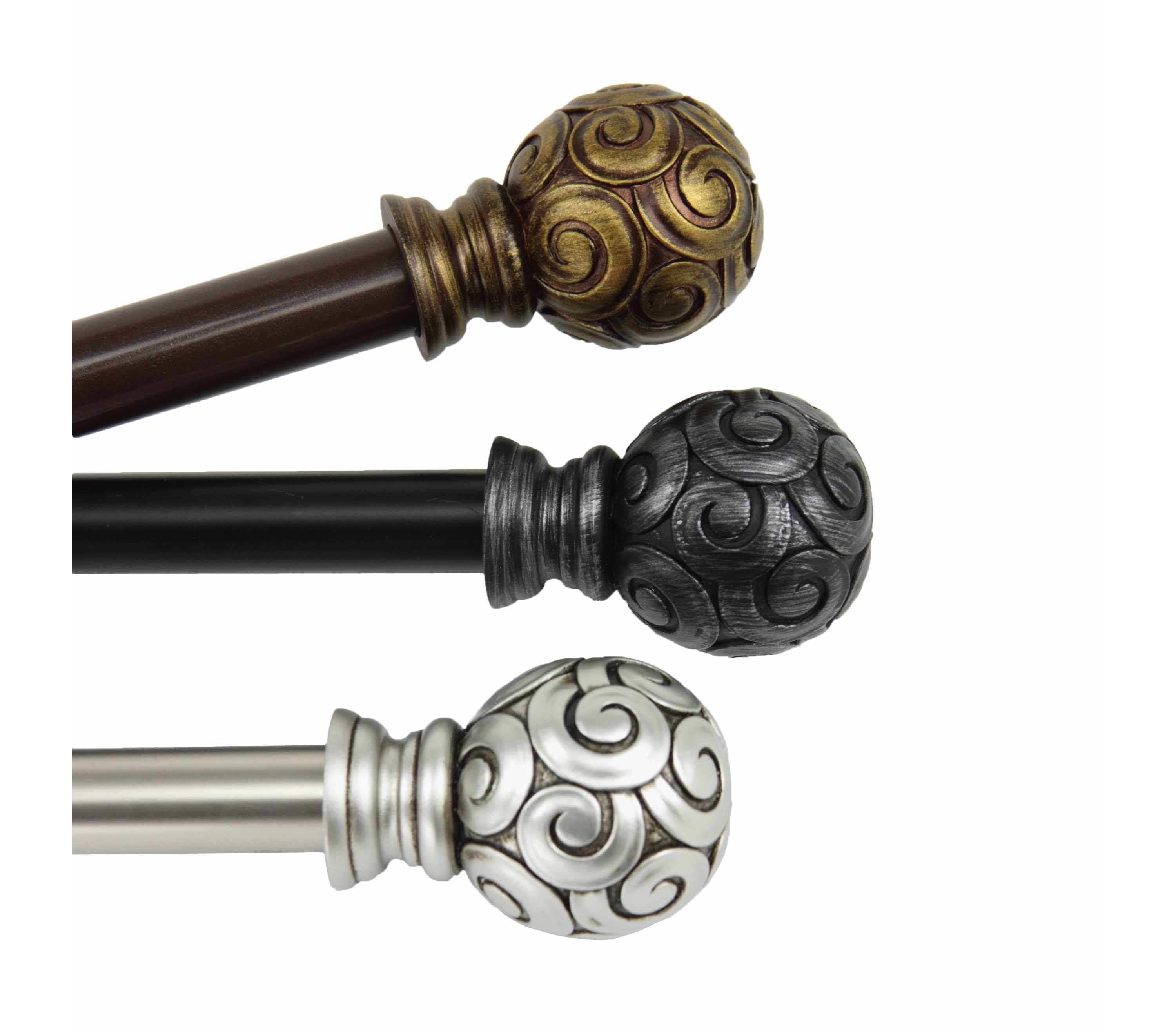 13/16" Bonbon Curtain Rod