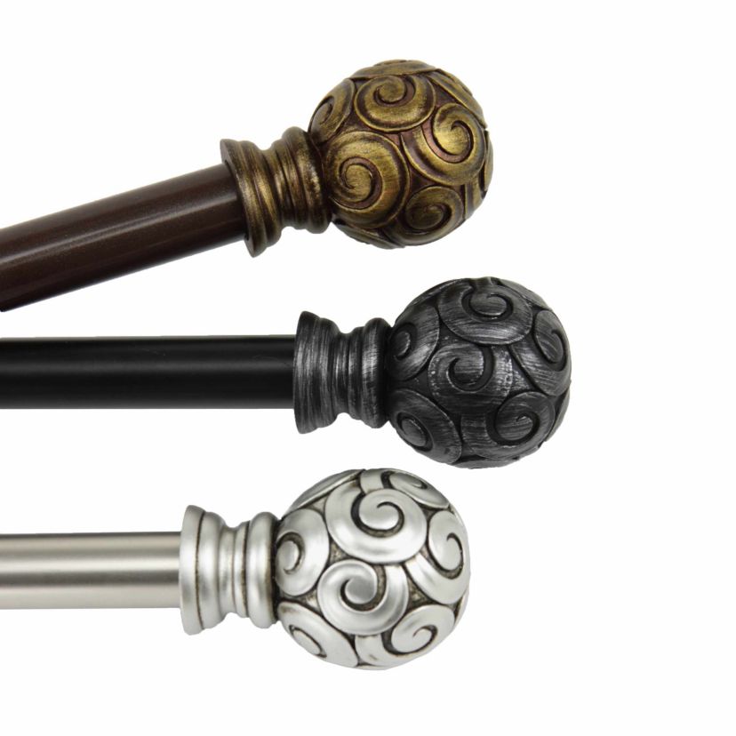 13/16" Bonbon Curtain Rod