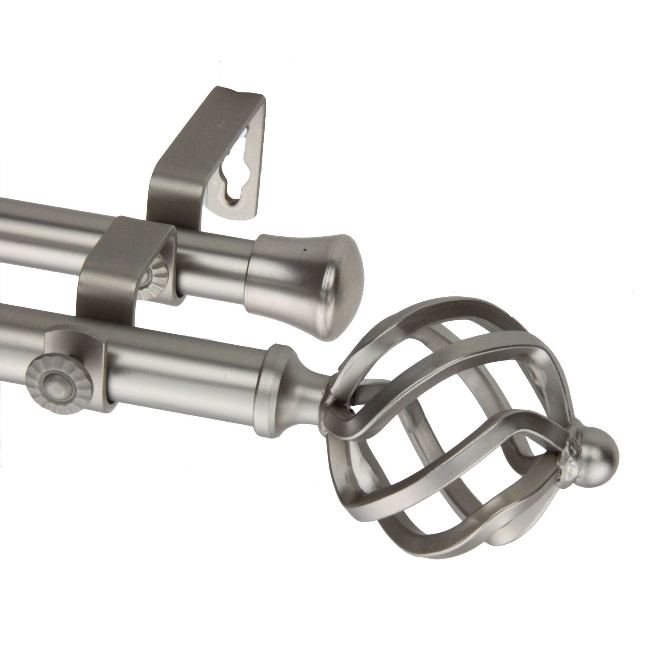 13/16" Twist Double Curtain Rod