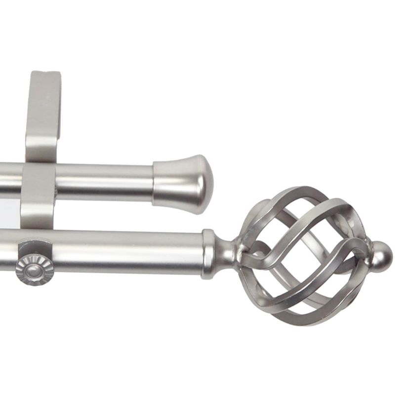 13/16" Twist Double Curtain Rod