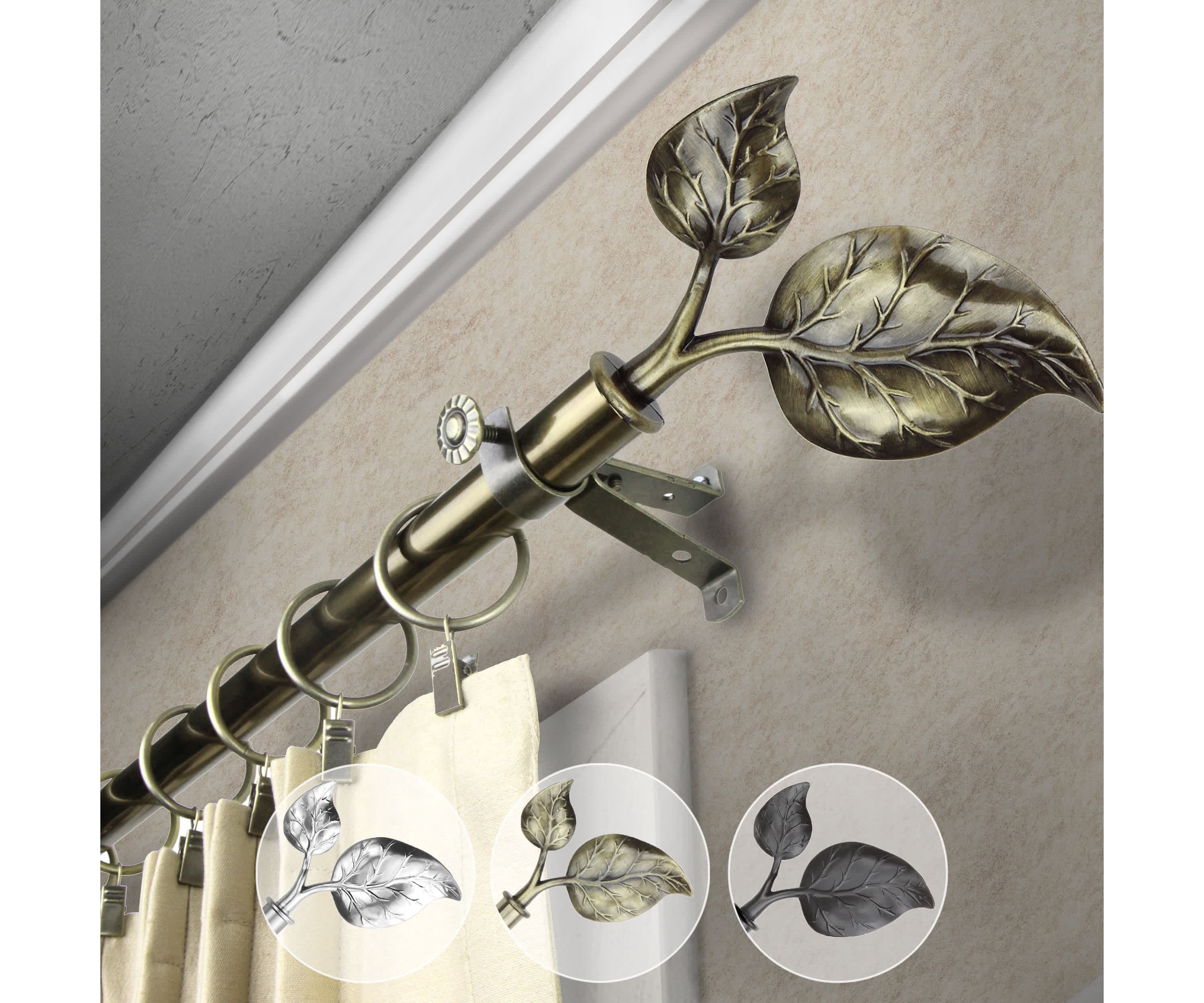 13/16" Ivy Curtain Rod
