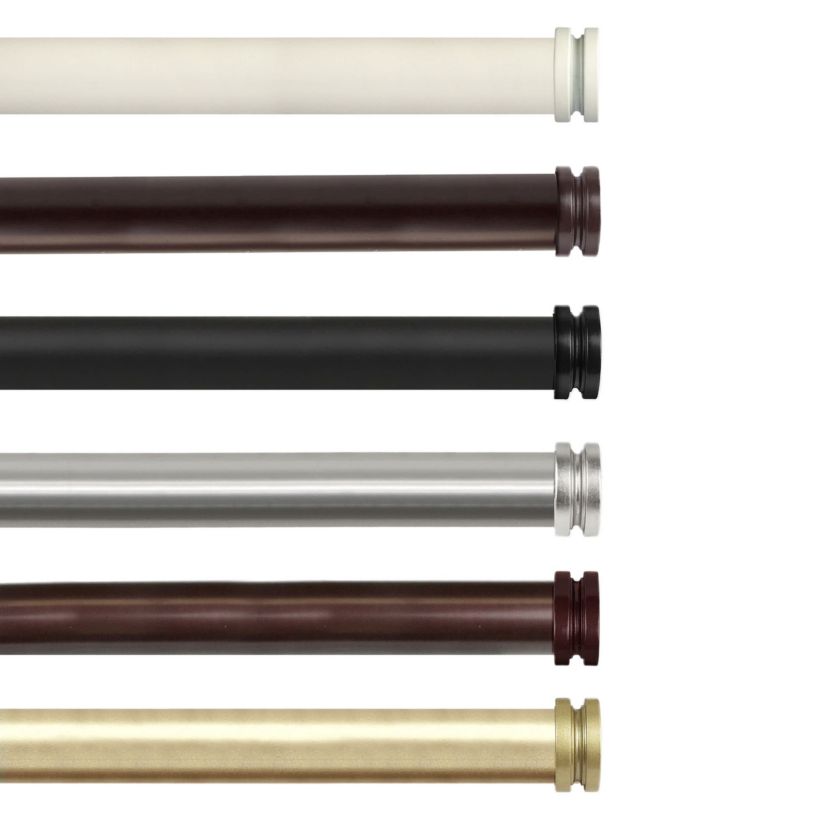Bun Curtain Rod - Expands 120 in to 170 in