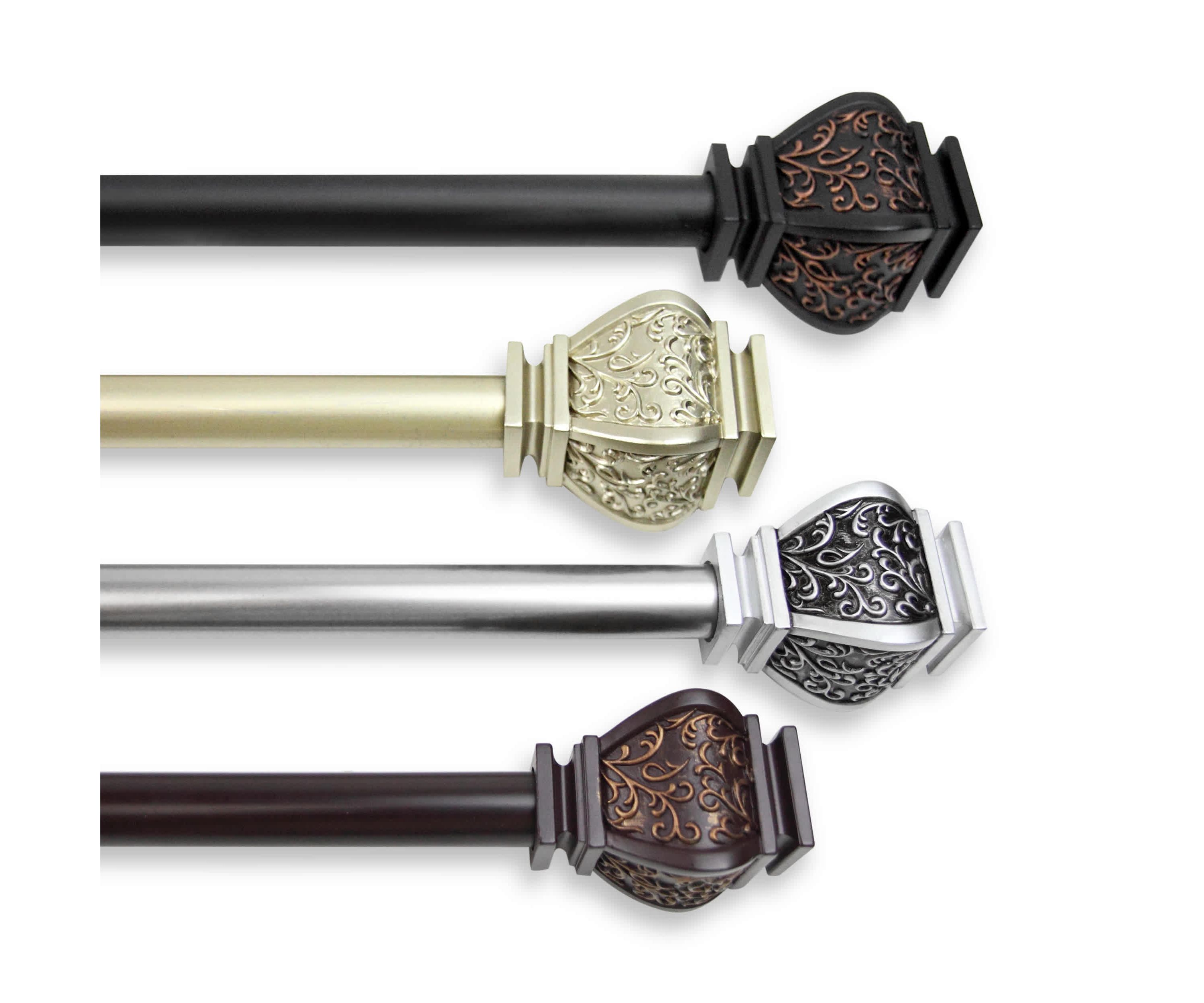 Margot Mahogany Curtain Rod 