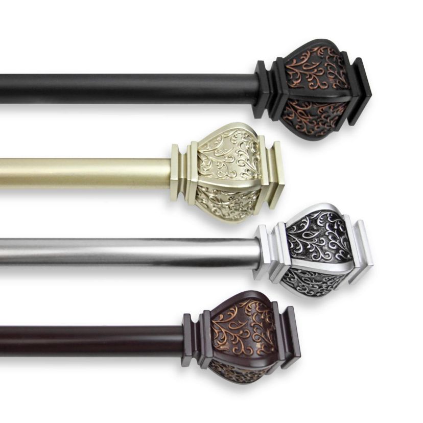 Margot Mahogany Curtain Rod 
