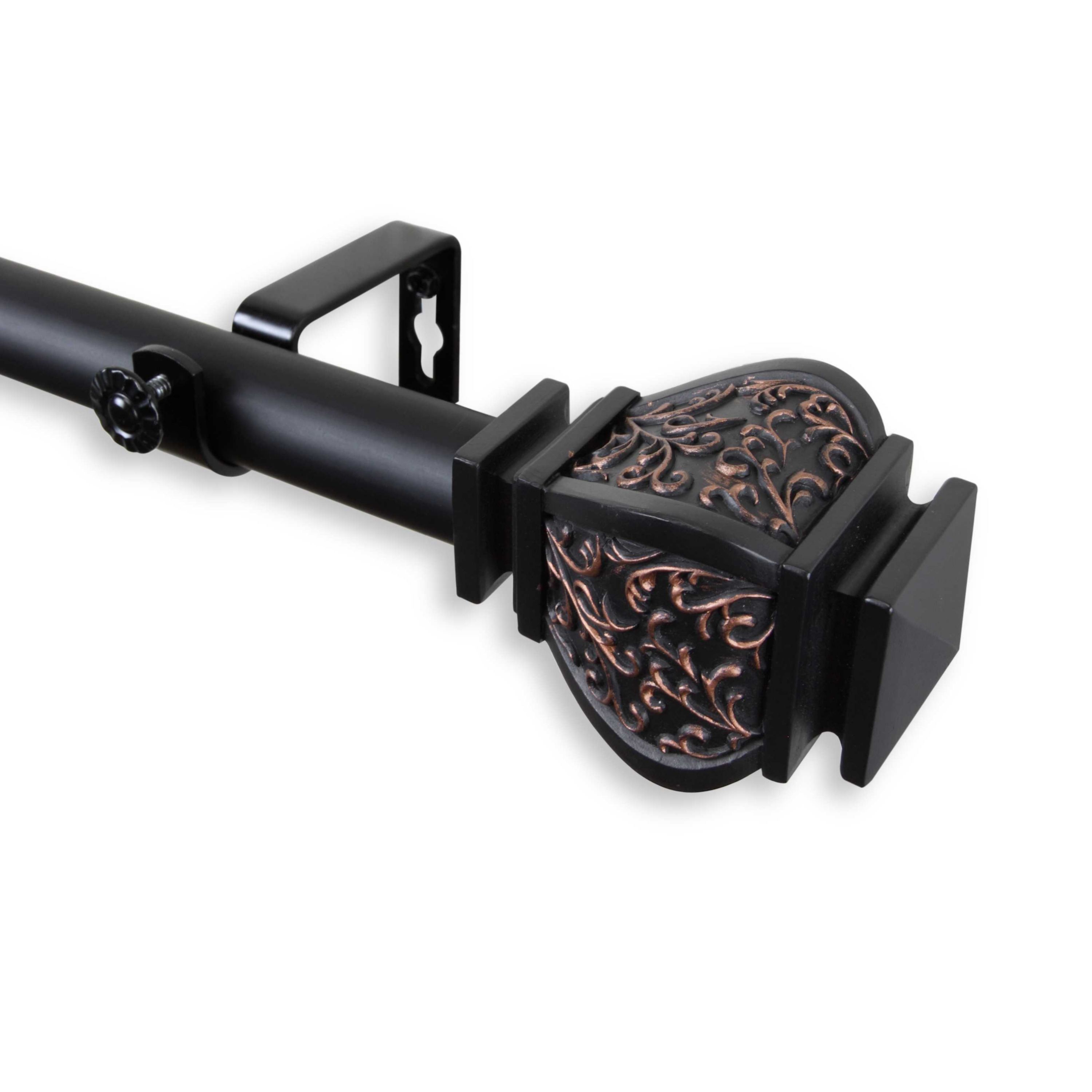 Margot Mahogany Curtain Rod 