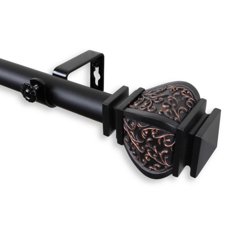 Margot Mahogany Curtain Rod 