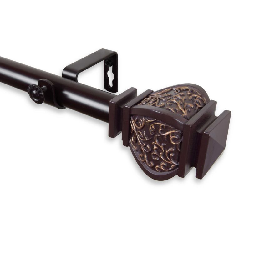Margot Mahogany Curtain Rod 