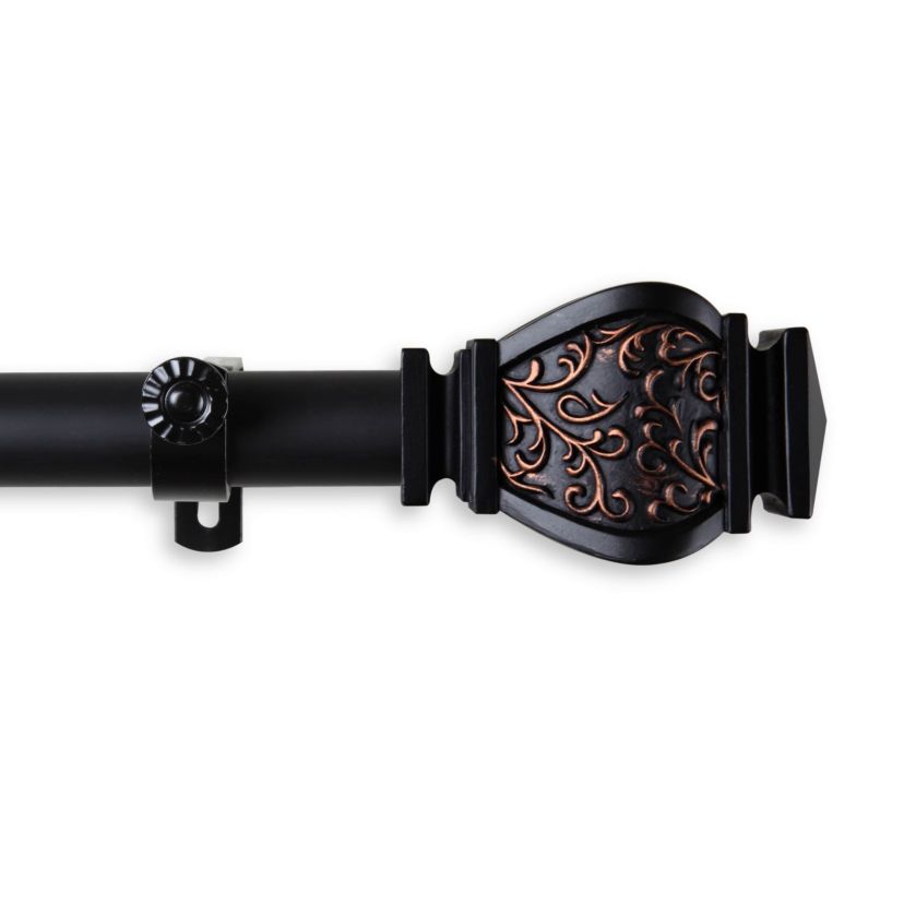 Margot Mahogany Curtain Rod 